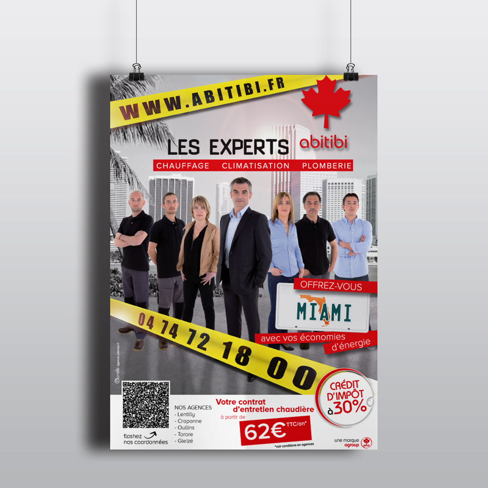 campagne d'affichage ABITIBI